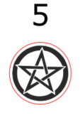 5_Pentagram viaszpecsét nyomó fej